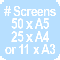 Screens initially available for SP-SB1 and SP-SCA3 Package